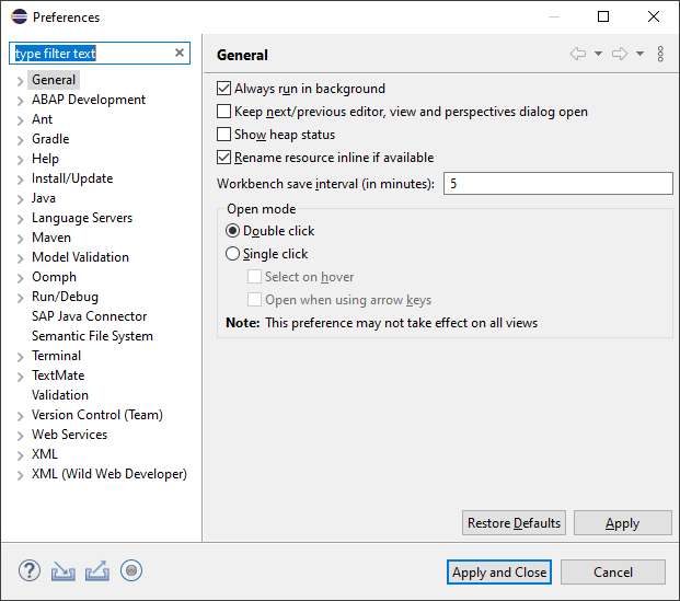 Best Practices EclipseKonfiguration DSAG’s ADT Leitfaden